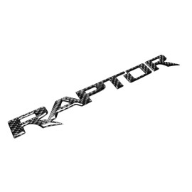 FORD F150 RAPTOR REAL CARBON FIBER 13" EMBLEM