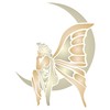Moon Fairy Stencil, 10 x 13 inch - Classic Fairy