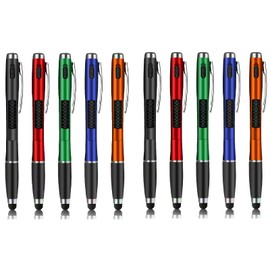 5 Pcs Stylus Pens with Light Tip 3-in-1 Multi-Function Capacitive Pen with LED Flashlight for Homes Offices Schools Writing in The Dark (5)