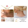 14K Gold Magnetic Necklace Clasps and Closures 925 Sterling Silver
