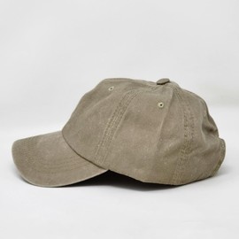 Afghanistan Veteran Embroidered Pigment Dye Cotton Polo Cap Khaki