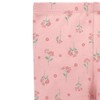 Purebaby Thick Rib Leggings - Blush Woodland Flower, 3