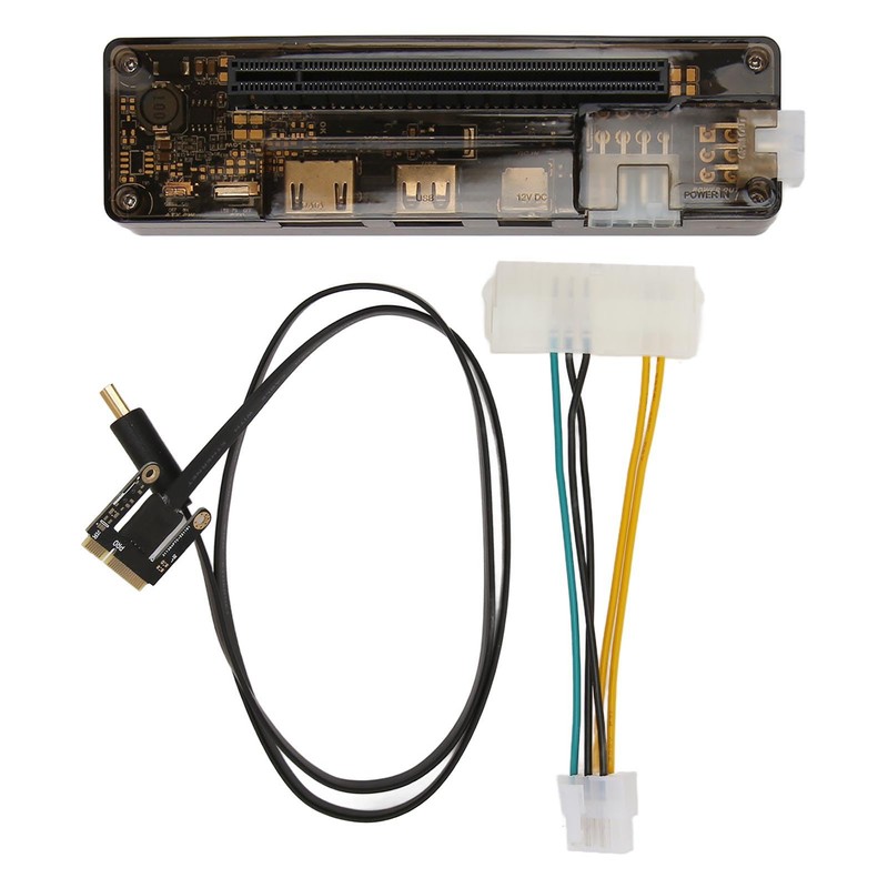 Yunseity Mini PCIE External Graphics Dock for Laptop, High Performance,