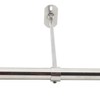 2 Pack Ceiling Mount Bracket, Stainless Steel Wardrobe Pipe Bracket