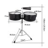 Unbranded US Percussion 13" & 14" Timbales Drum Set w/
