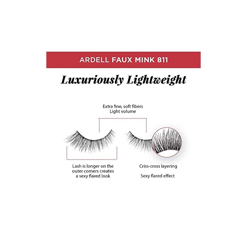 Ardell faux mink lashes 4 pack - 811