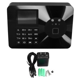 Fingerprint Password Attendance Machine 2.8in Color Screen Inductive 500DPI Fingerprint Time Clock  100v to 240v
