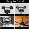 Ceiling Fan Mounting Bracket, Sloped Ceiling Canopy Fan Balancing Adapter