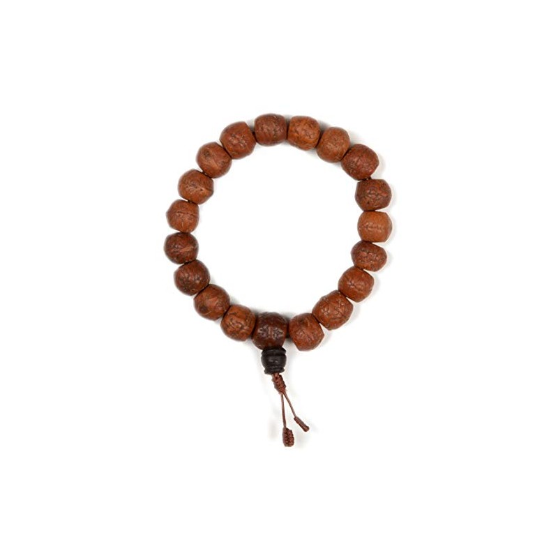 Hand-Mala Bracelet Bodhi Seeds Buddhist Prayer Chain 15mm