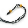 Avalaya Yellow Shell and Wood Beads with Black Cotton Cord