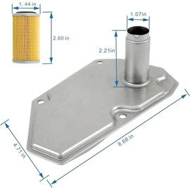 Transmission Filter Oil Pan Gasket Kit Fits for Nissan, 2014-2019 Versa Note; 2012-2019 Versa; 2013-2019 Sentra, Replaces 31728-3JX0A, 31728-3JX0B, 31728-04X0B, 2824A021
