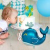 Pack of 2 Whale Balloons, Sea Animal Balloons, Inflatable Aluminium