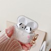 MINSCOSE Compatible with AirPods 4 Clear Case,Cute Flower Pattern Design
