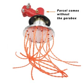 Universal fit Trimmer Head Weed Eater Multi-line .105" Trimmer line Aluminum Alloy Grass Strimmer String for Brushcutter 1 inch Gearbox