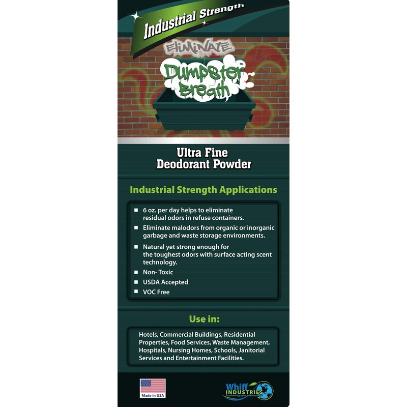 Dumpster Breath Heavy Duty Commercial Odor Control Ultra Fine Deodorant