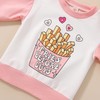 Kayotuas Toddler Baby Crewneck Sweatshirt Cute Letter Print Long Sleeve