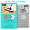 Frescares 6 Packs Steam Mop Pads Replacement Power Pads Compatible