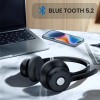 5.2 Bluetooth Wireless Headset Over Ear Headphone 45+Talk Time with