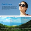 GetD Smart Sunglasses, Round Polarized Lens Bluetooth Glasses for Women/Men