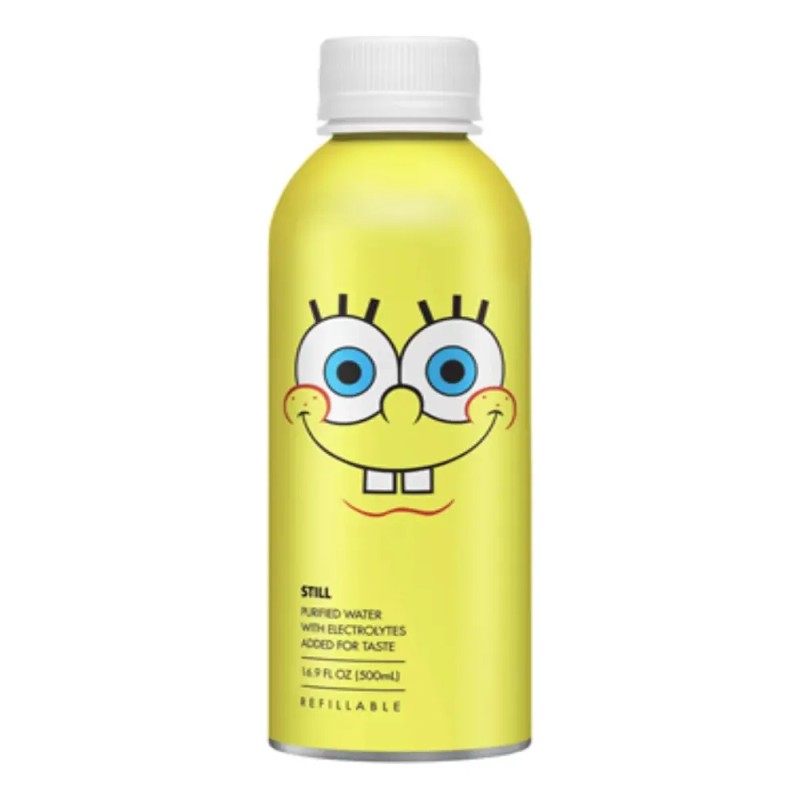 Agua Purificada C Electrolitos Bob Esponja 500ml 4pzs