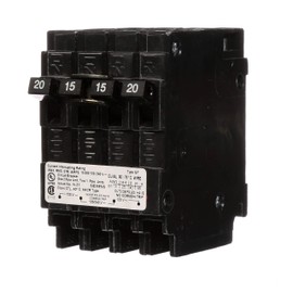 SIEMENS Q22015CT 20/15A 240V 4P 10K NEW QUAD
