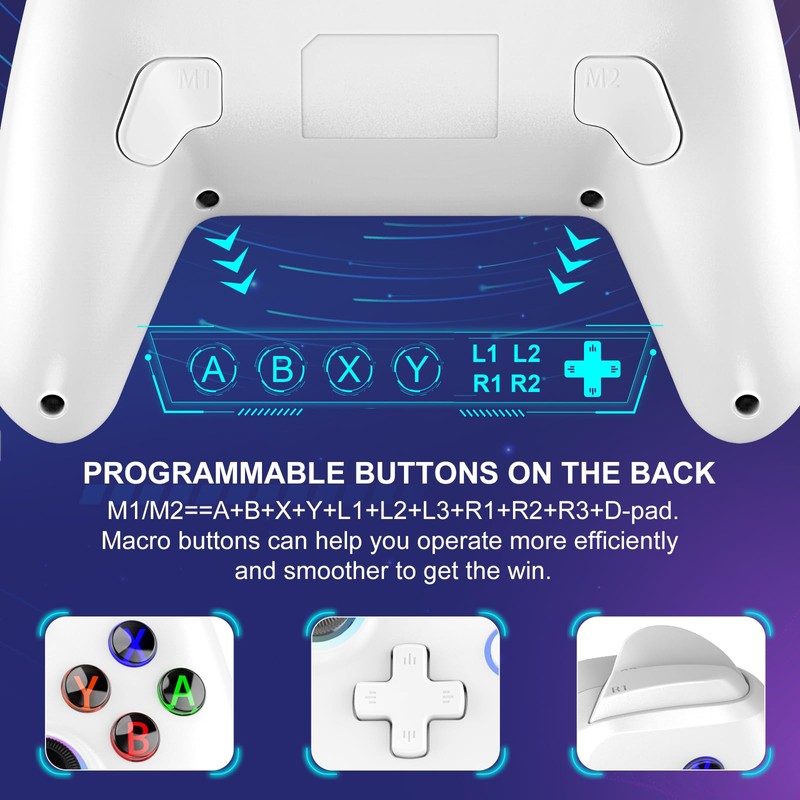 Diswoe Controller for Switch/Switch Lite/OLED/PC, Pro Controller for Switch, Controller