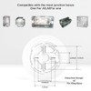LED Flush Mount Ceiling Light Fixture, Dustproof LED Ceiling Light