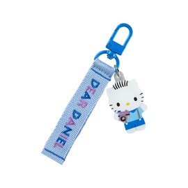 Sanrio 307998 Logo Embroidered Tag Keychain Character Grand Prize 1st Edition Dia Daniel 5.1 x 1.6 x 0.3 inches (13 x 4 x 0.7 cm) Character