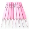 9-Piece Crochet Hooks with Colour Gradient Crochet Hooks Tulip Hook