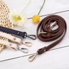 QUARKZMAN Purse Strap Leather Adjustable Replacement Strap for Women Cross