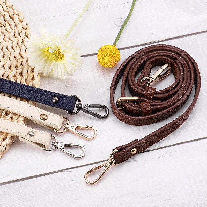 QUARKZMAN Purse Strap Leather Adjustable Replacement Strap for Women Cross