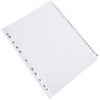 Q-Connect 1-50 Index Multi-Punched Reinforced Board Clear Tab A4 White