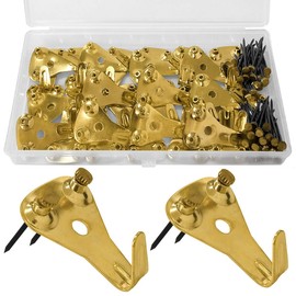 30PCS Picture Hooks for Hard Walls Picture Hanging Hooks Heavy Duty Picture Hook Picture Hangers - 50LBS