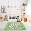 60x45cm Ground Mat Snake Ladder Chess, Washable Folding NonWoven Fabrics