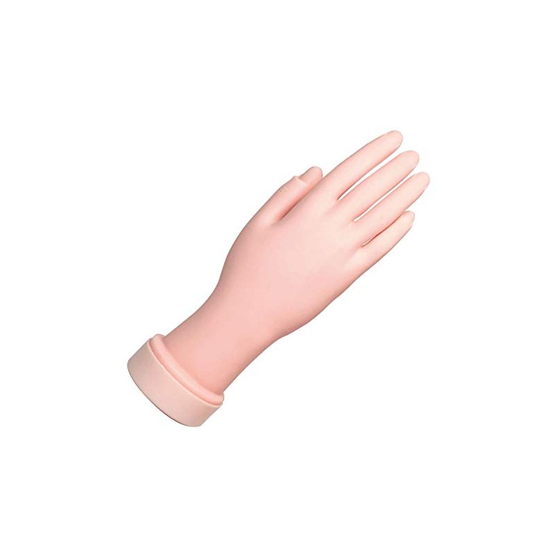 Hand Mannequin Movable Nail Practice (Right Hand, 8.7 inches (22