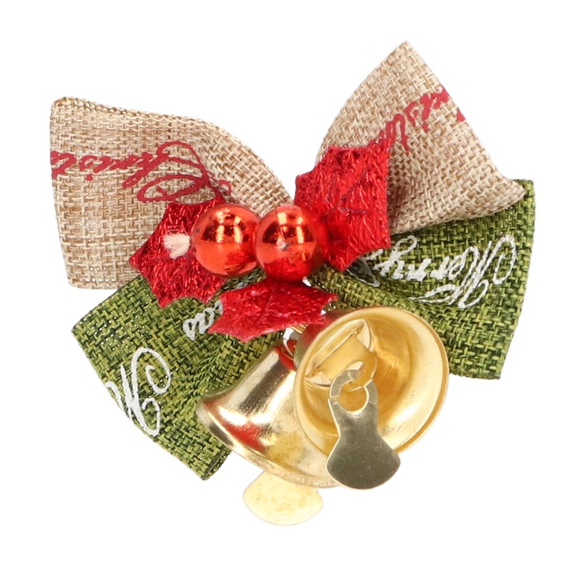 50Pcs Mini Bowknot Bells Durable Metal Happy Vibes Widely Used
