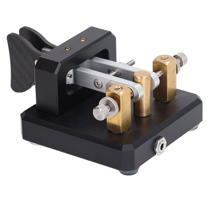 Morse Code Key Double Paddle Automatic CW Shortwave Telegram Tapper