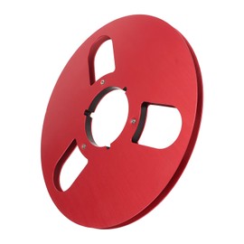 1/4in 10 Inch Empty Take Up Reel for Nab Reel to Reel Tape Recorder, 3 Hole Aluminum Alloy Opening Machine Parts, Empty Tape Reel for Recording