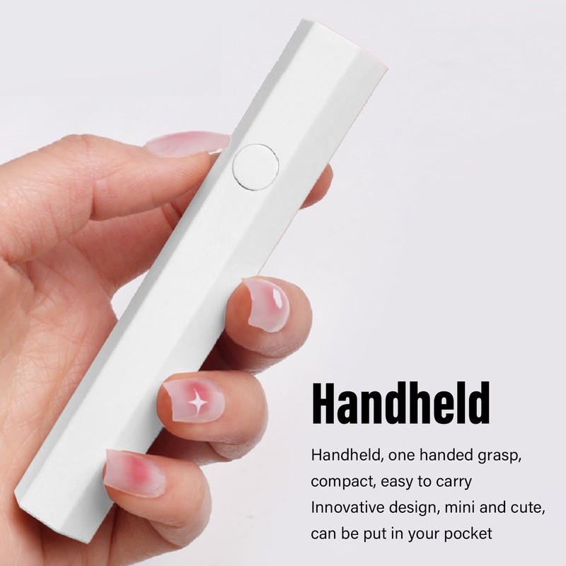 Handheld Nail Lamp Soft Light 1pcs LED Portable Cute Mini
