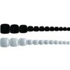 Nature's Farmer Collection Pedi Tips 24p Set, Black Grinding Silver Pearl, 1 Piece / 네이처스 파머 컬렉션 페디팁 24p 세트, 블랙 그라인딩 실버펄, 1개