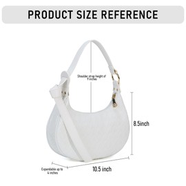 Chinllo Purse Woven Shoulder bag for women, Cute Mini Clutch Zipper Hobo Tote Handbags