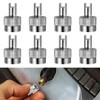 GHPKOTW Set of 8 Car Valve Key Metal Valve Caps