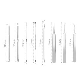 JUTOSU Square Plug Tweezers, Precision Tweezers, Ultra Fine Tweezers, Universal Tweezers, Square Bottle Remover, Acne Removal, Tweezers, Strawberry Nose, Blackheads, Pore Care, Pore Care, Pore Corn