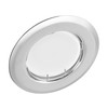 YanFeiYit 3 x LED Recessed Spotlights, Round, Chrome, 3 Watt,