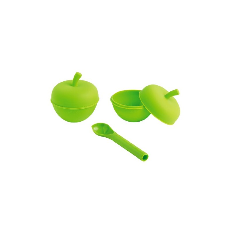 Mastrad Fruit Cooker and Corer Set, 3 Piece, Green
