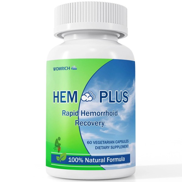 WOMRICH Rapid hemorrhoid Treatment Gentle Inside-Out Relief with 7 Powerful