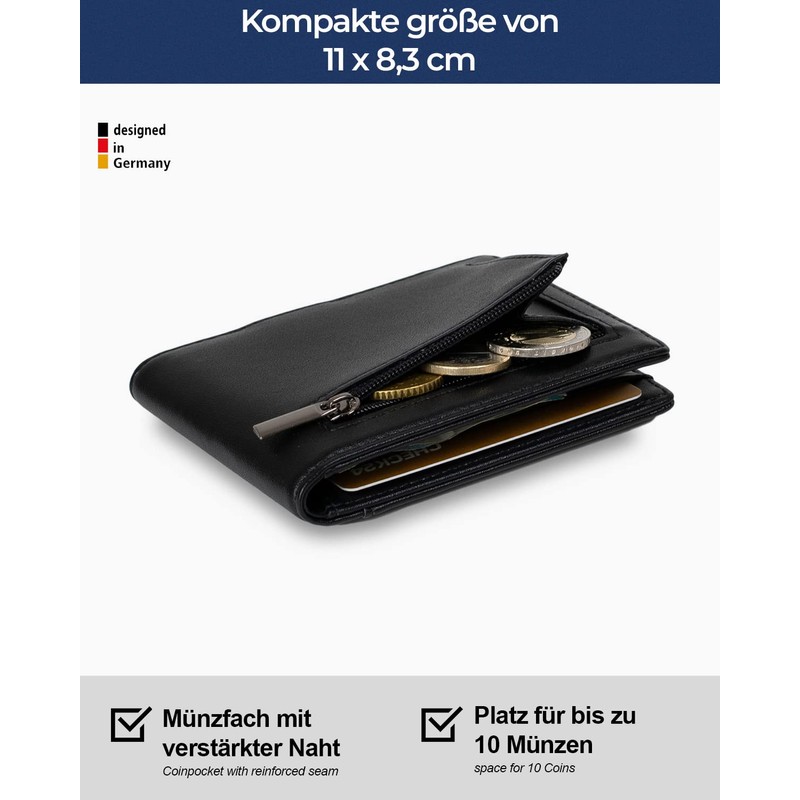 Lederhand iSlim XL, black, Modern