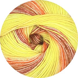 Online Line 12 Street Design Colour 130, Soft Merino Wool with Colour Gradient for Knitting or Crocheting (Merino Extra Fine Superwash), Also Suitable as Sock Wool