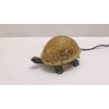 HUIMEIJU Brown glass turtle night light, Animal night light study