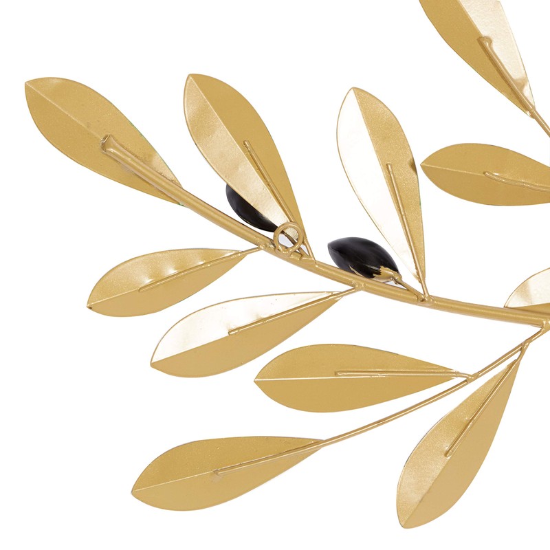 Deco 79 Metal Leaf Wall Decor, 46" x 2" x